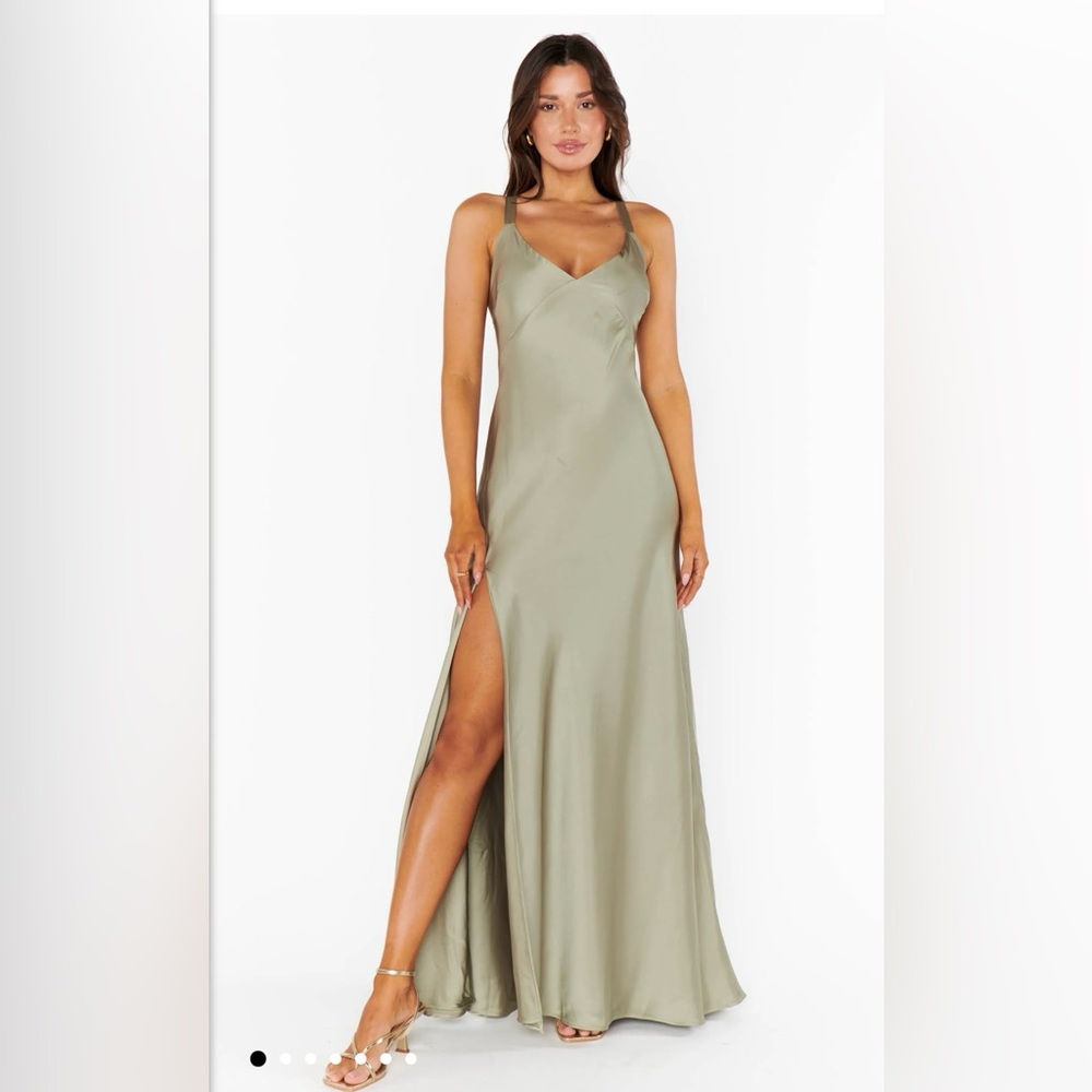 NWOT show me your MuMu Anderson maxi dress